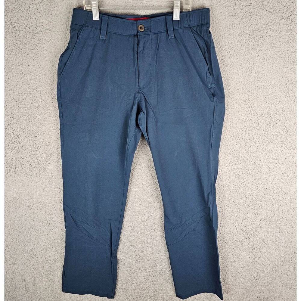 Under Armour Pants Mens 32x32 Blue Chino Golf Sports Performance Stretch Loose